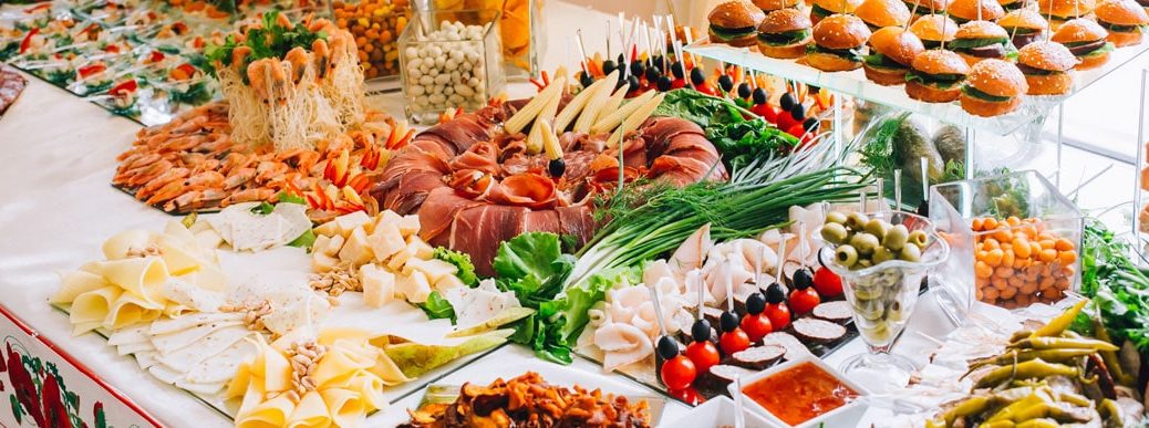 gorgeous catered spread